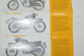 Triumph Wees modern rijd Triumph/T20/T90/5TA/T100S/6T/TR6/T120