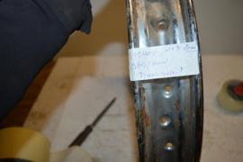 NSU Velg 19 inch/WM3/36 spaken/5 knepen in velg