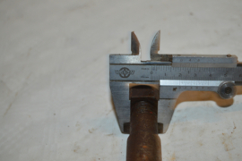 Zijspan bout lengte 80mm/breed 19mm/diam 22mm