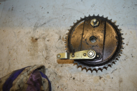 Royal Enfield kettingwiel/achter remplaat/adapter