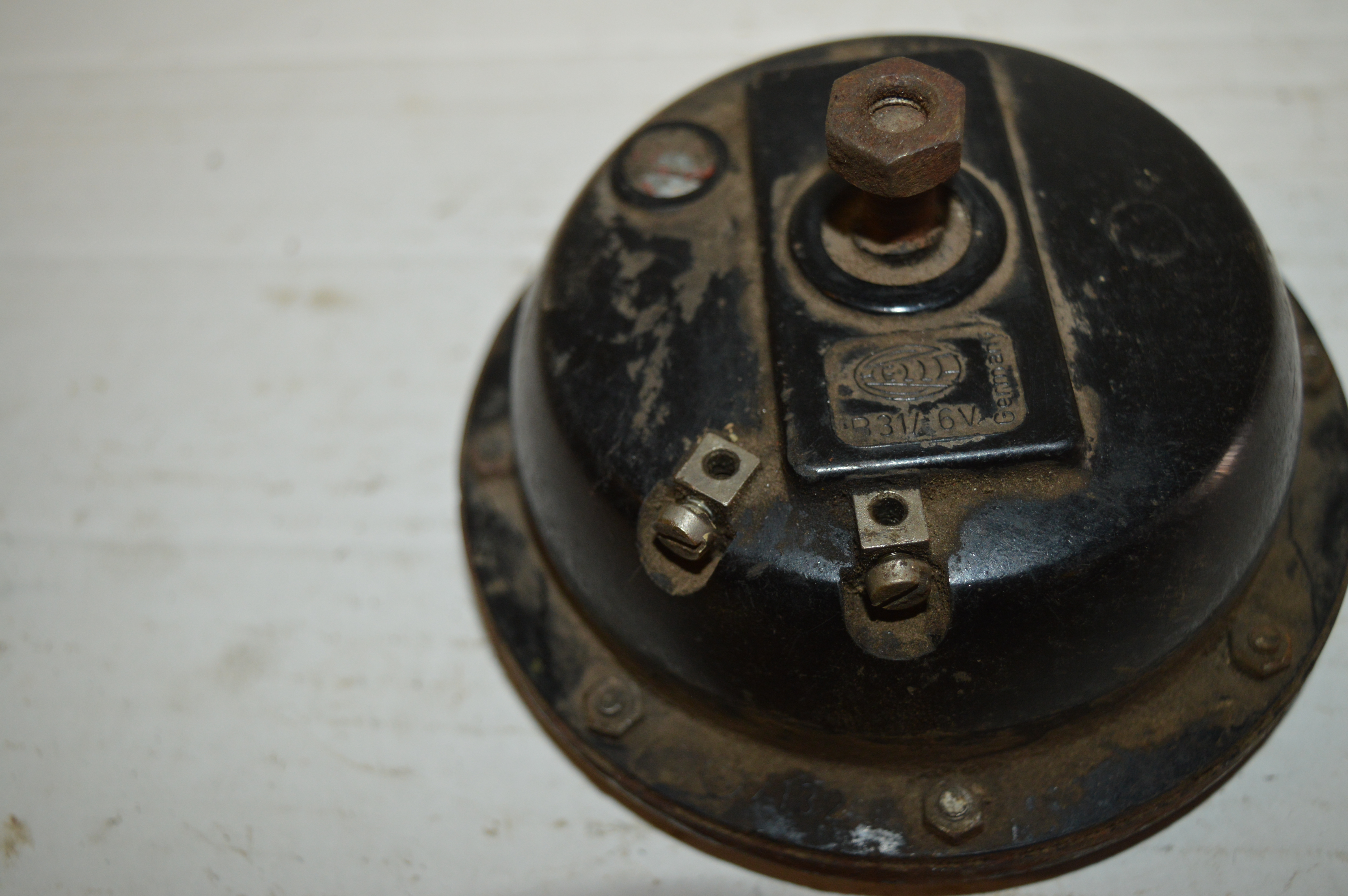 Hella B31/6volt Germany werkt niet