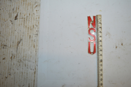 NSU embleem aluminium 90 mm