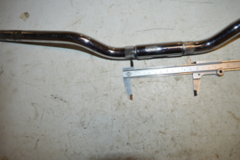 Stuur chroom lengte 68 cm/midden stuk 25 mm/uiteinden 22 mm