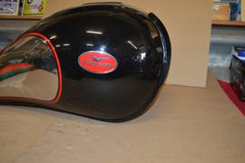 Moto Guzzi Benzinetank zwart/chroom