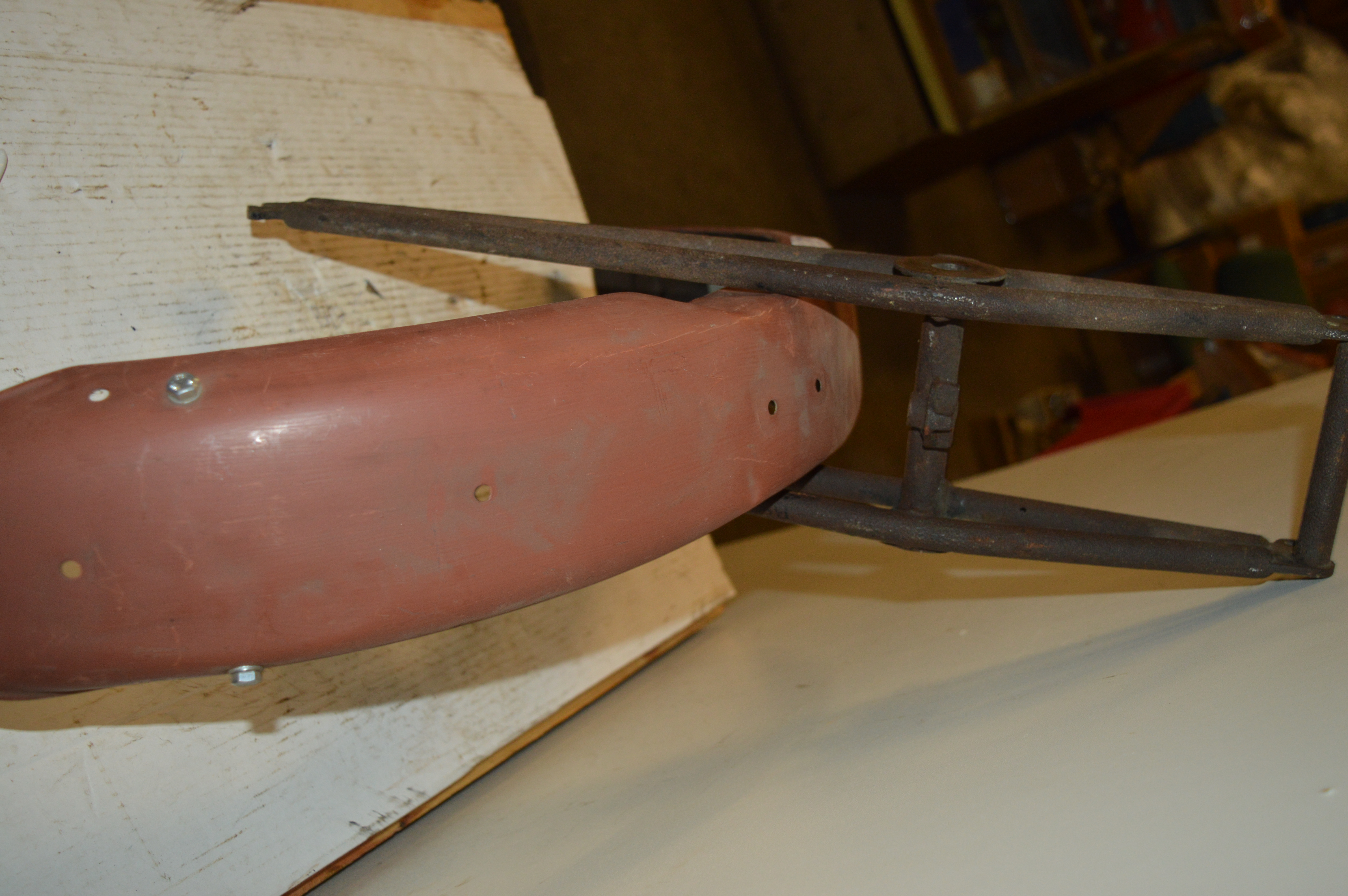 Spatbord voor girder fork lengte 70 cm