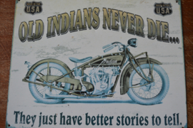 Indian reclame plaat 40x31 cm Scout