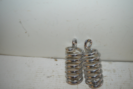 Zadelveren lengte 12 cm chroom