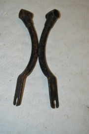 Matchless/AJS spatbord handgrepen stel lengte 23 cm
