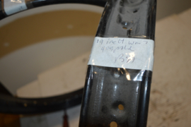 Bsa 19 inch/WM2/40 spaken/ zwart gemoffeld/stel