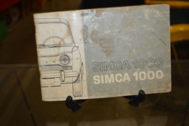 Simca 1000 instructie boek