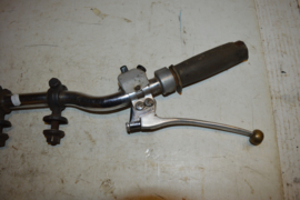 Stuur chroom gas/handels/stroppen/schakelaar lengte 67 cm/22 mm