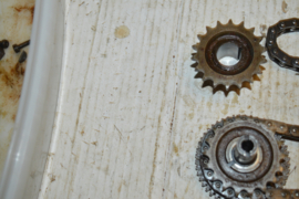 Norton Dominator 88 tandwiel/kettingen/vervroeging