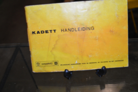 Opel Kadett instructie boek