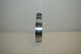 Uitlaat ophang beugel/90mm/breed 25 mm/chroom