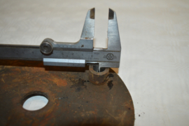 Matchless/AJS remankerplaat/metaal massief/180 mm