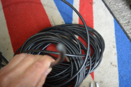Bougiekabel zwart 7 mm/koperen kern
