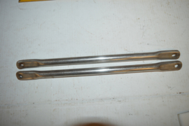 Spatbord beugel buis/pijp 32 cm RVS