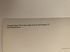 Triumph Tiger 100 1955 senior TT Ansicht kaart nr 4