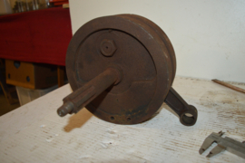 Krukas as lengte 27,2 cm/wang 20,5 cm/drijfstang 25 cm