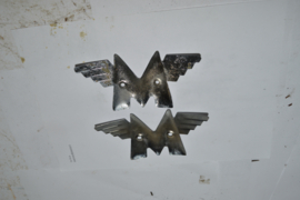 Matchless emblemen chroom/stel