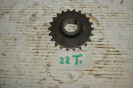 Norton krukas tandwiel 22 tanden/428 ketting