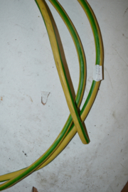 Elektra kabel/Massa/Aarde kabel Groen/Geel 8mm