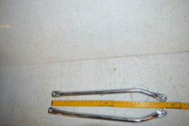 Spatbord Beugel buis/pijp 31,5 cm chroom