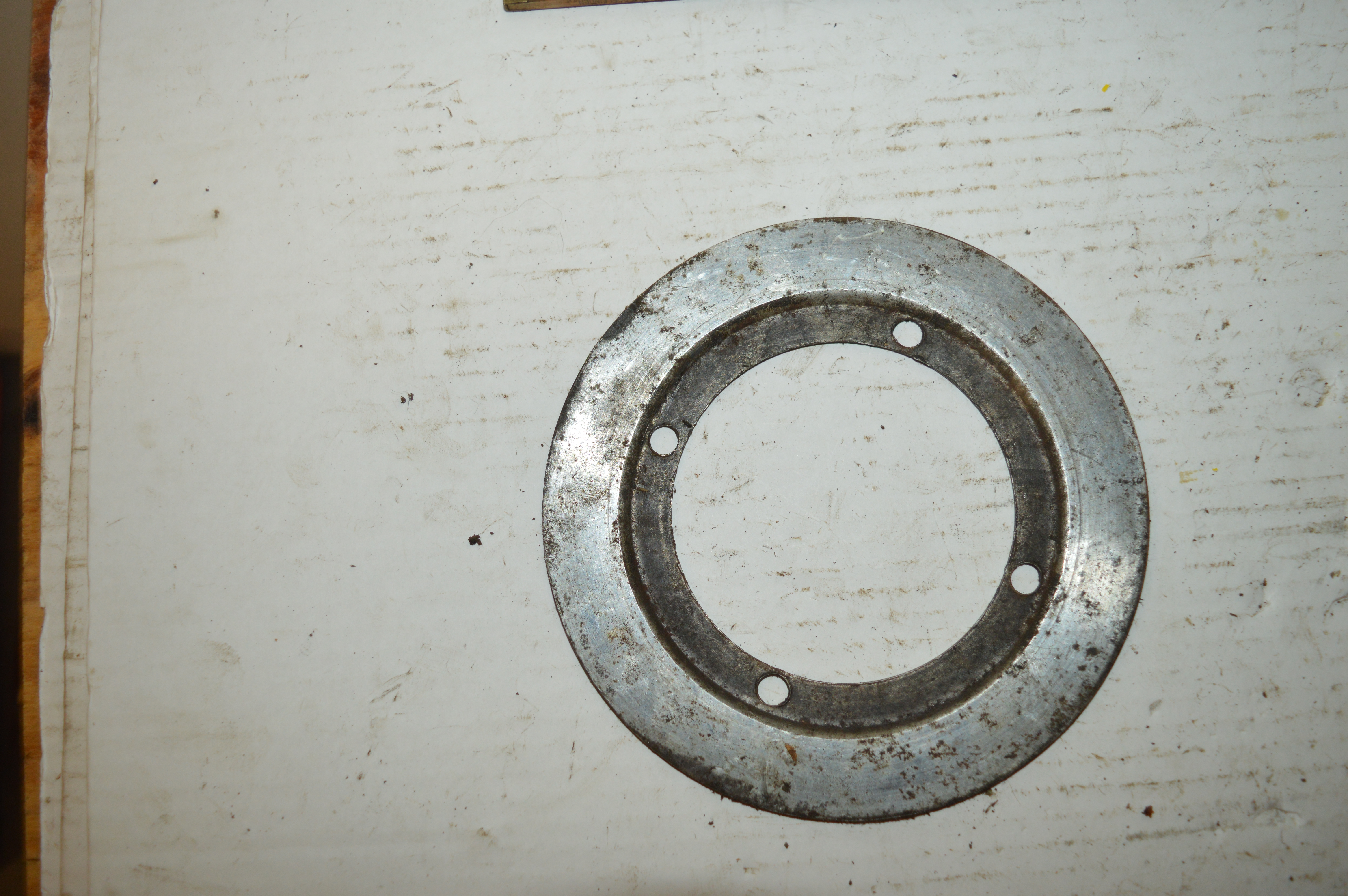 Rudge 5/833 koppeling plaat met verzet