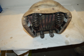 Zadel achter 25/20breed/lengte 25/leer