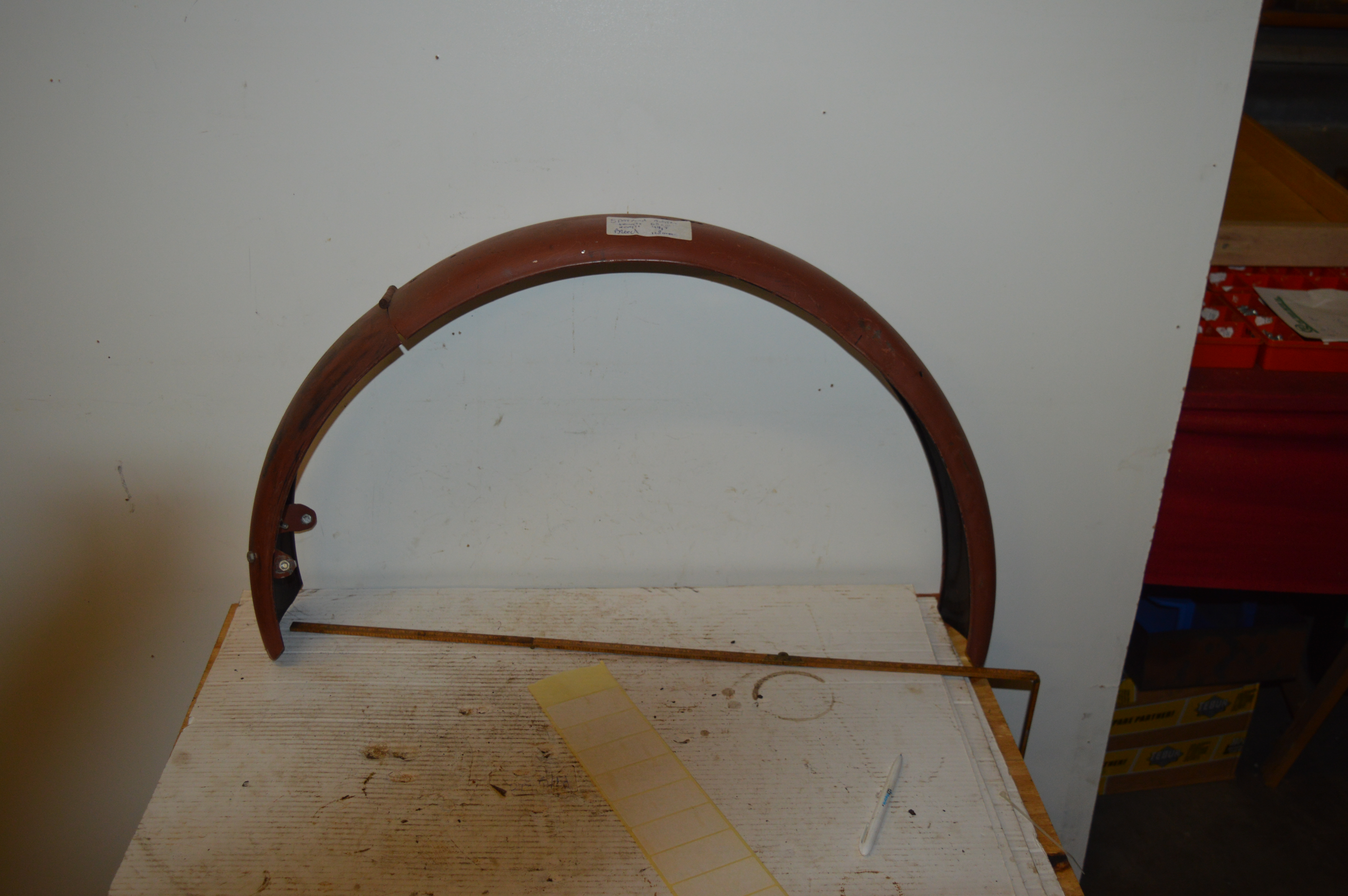 Spatbord Achter opklapbaar 19 inch