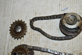 Norton Dominator 88 tandwiel/kettingen/vervroeging