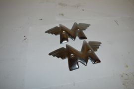 Matchless emblemen chroom/stel