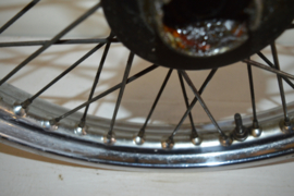 Bsa Achterwiel 19 inch/WM2 chroom