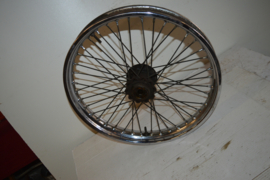 Bsa Achterwiel 19 inch/WM2 chroom