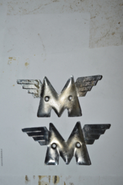 Matchless emblemen chroom/stel