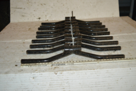 Voetsteunen metaal lengte 172mm/diameter21mm/in 1 partij 9 sets