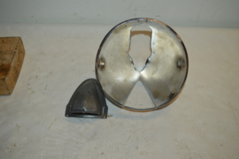 Lucas koplamp 700 chroom/met stadslicht onder