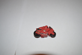 Motorfiets mini model rood