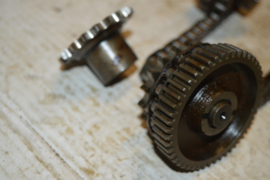 Norton Dominator 88 tandwiel/kettingen/vervroeging