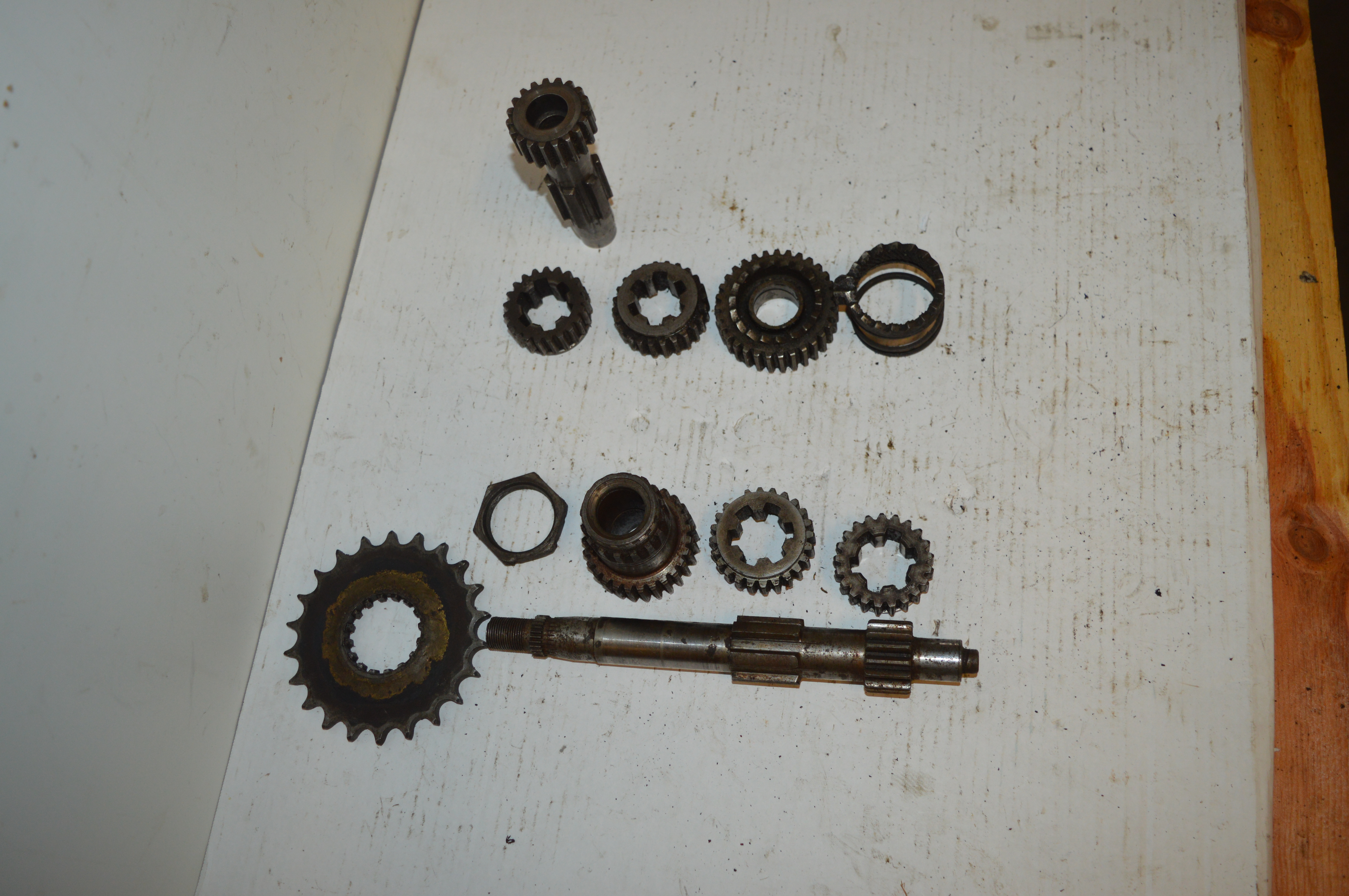 Rudge versnelling 4 bak 500 cc set