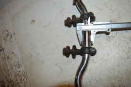 Stuur chroom gas/handels/stroppen/schakelaar lengte 67 cm/22 mm
