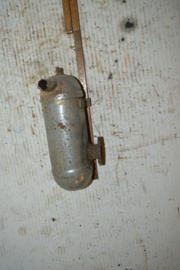 Mobylette uitlaat chroom