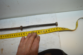 schakel stang lengte 42/73cm/dik 8mm