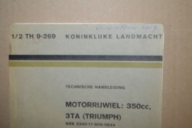 Triumph 3TA Leger/army /defensie motorfiets