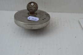 Benzinetank dop chroom met slot/sleutel