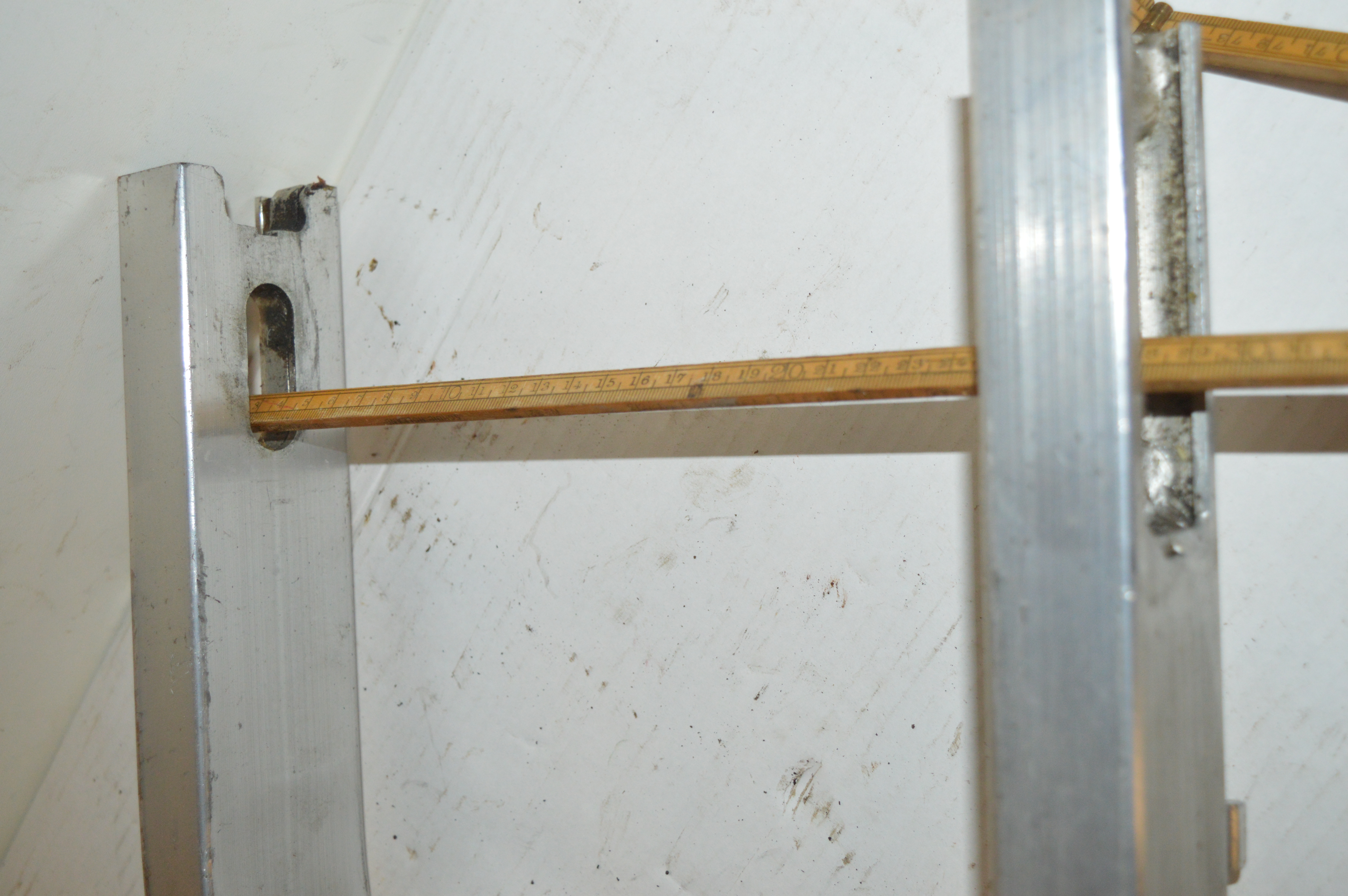 Achter Brug aluminium lengte 64 cm