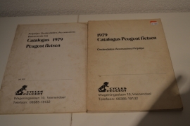 Peugeot fietsen onderdelen catalogus 1979 en prijslijst