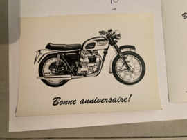 Triumph Bonneville 1969 T120 Ansicht Kaart nr 10