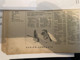 Schier contactpunten 2116 Bosch