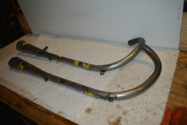 Matchless/AJS Twin uitlaatbochten/dempers set/38mm